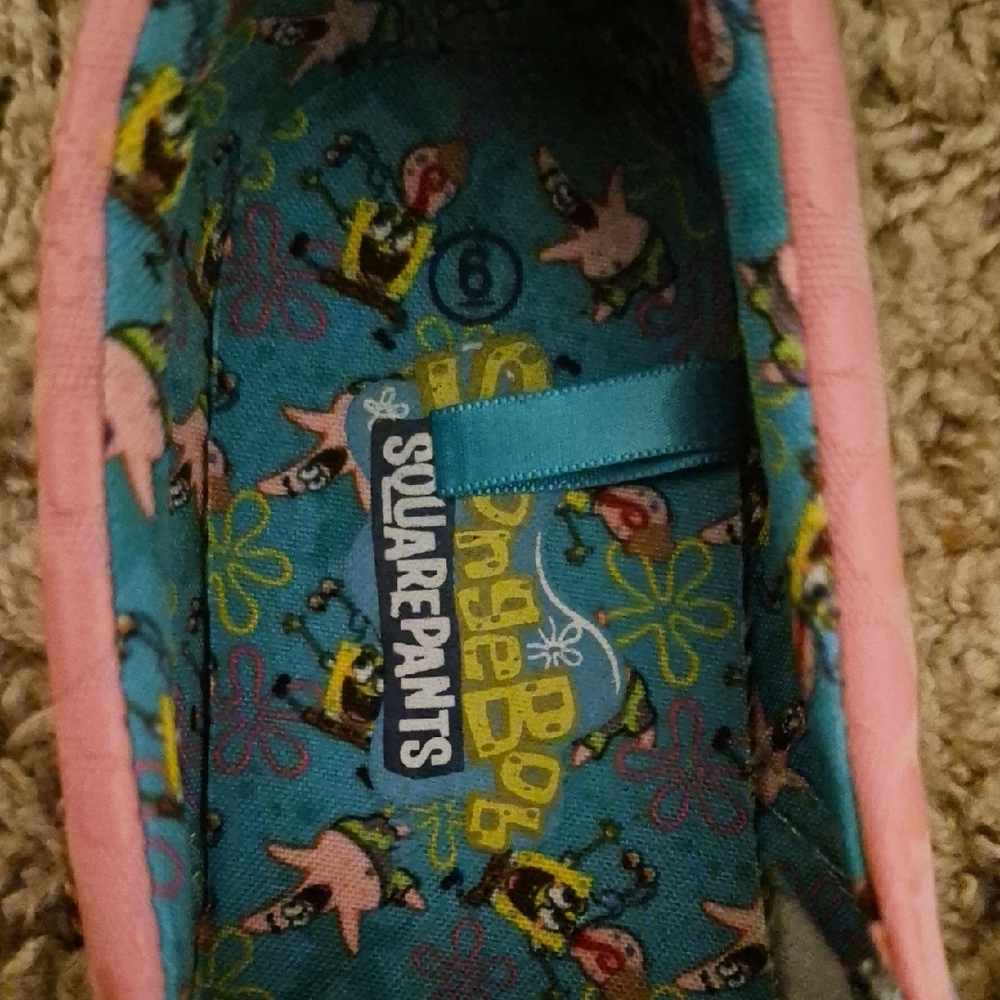 SpongeBob SquarePants Kids Slip-On Shoes - Pink and Yellow - Picture 2 of 6